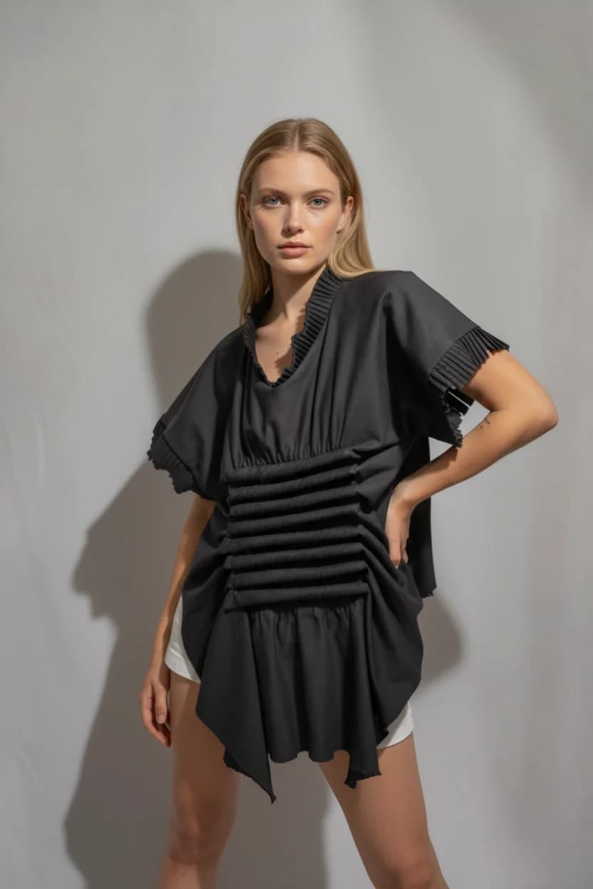Rib Shell dress